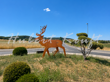 Hirschskulptur für den Hochwildpark Rheinland in Kommern - 2026 Hirschskulptur für den Hochwildpark Rheinland in Kommern - 2026